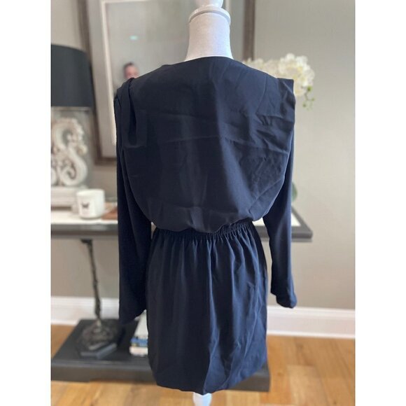 Amanda Uprichard Franconia Dress Black Womens Size Small - Picture 10 of 13